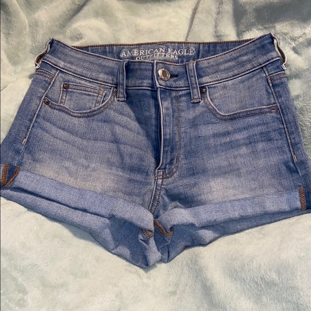 Hi-Rise Shortie Shorts